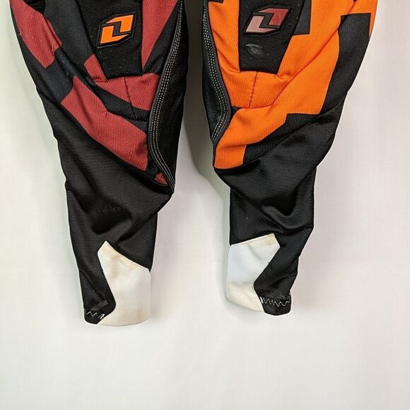 One Industries Defcon Off Road ATV Motocross Gear Pants Orange Red Men Size 30 - Picture 5 of 16